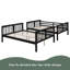 Lit double superposé au-dessus d'un lit double avec échelle pour meubles de chambre à coucher, chambre d'amis-71247432