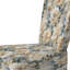 Chaise d'appoint rembourrée douce et neutre pivoines Elegance II