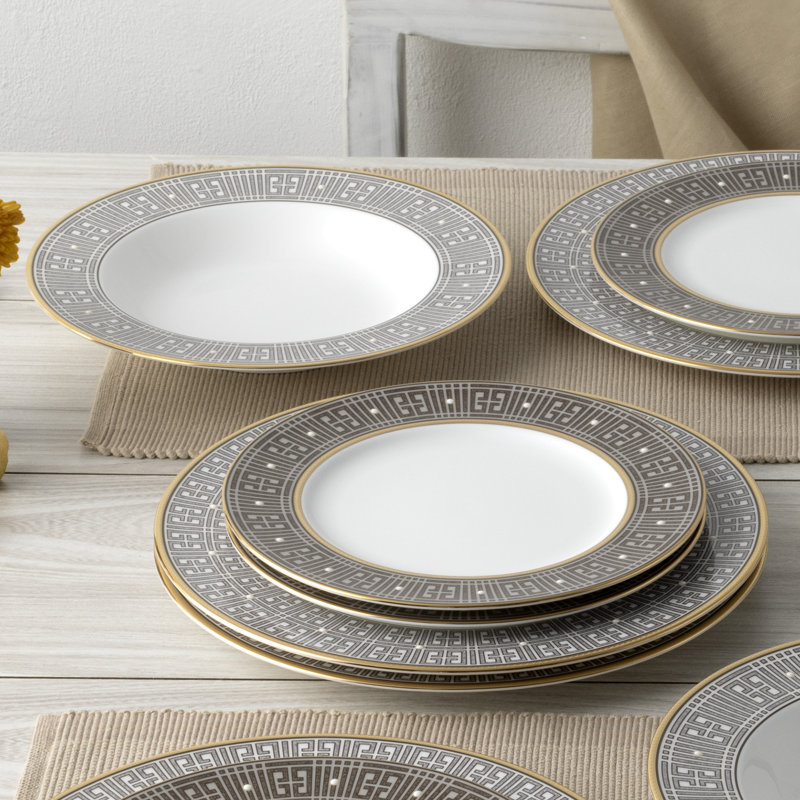 Service de table 12 pièces, service pour 4 Noritake Infinity, Bronze