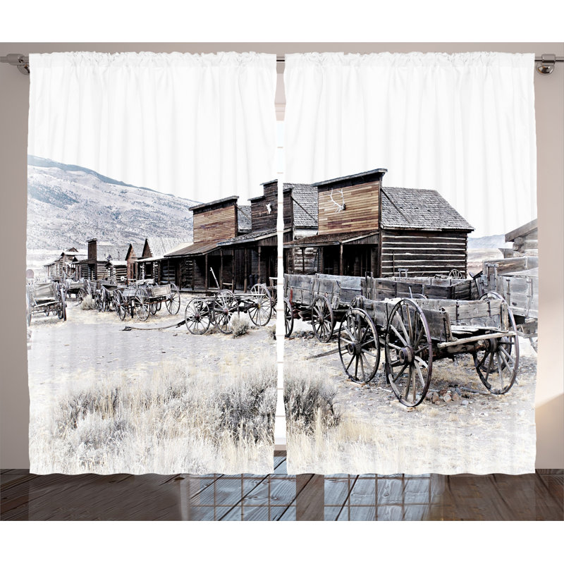 Semi Sheer Curtain Pair, 54" W x 84" L