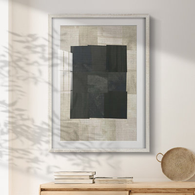 Floating Block II - Impression encadrée