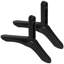 Support de support de table universel en aluminium pour support de table pour téléviseur de 15 à 24 po, salon, chambre à coucher, noir