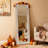 Elegant Full-Length Mirror With Washed White Frame - Durable Pine Wood, Freestanding Or Wall-Mounted Versatility For Bedroom, Living Room, And Entryway Decor-906587392