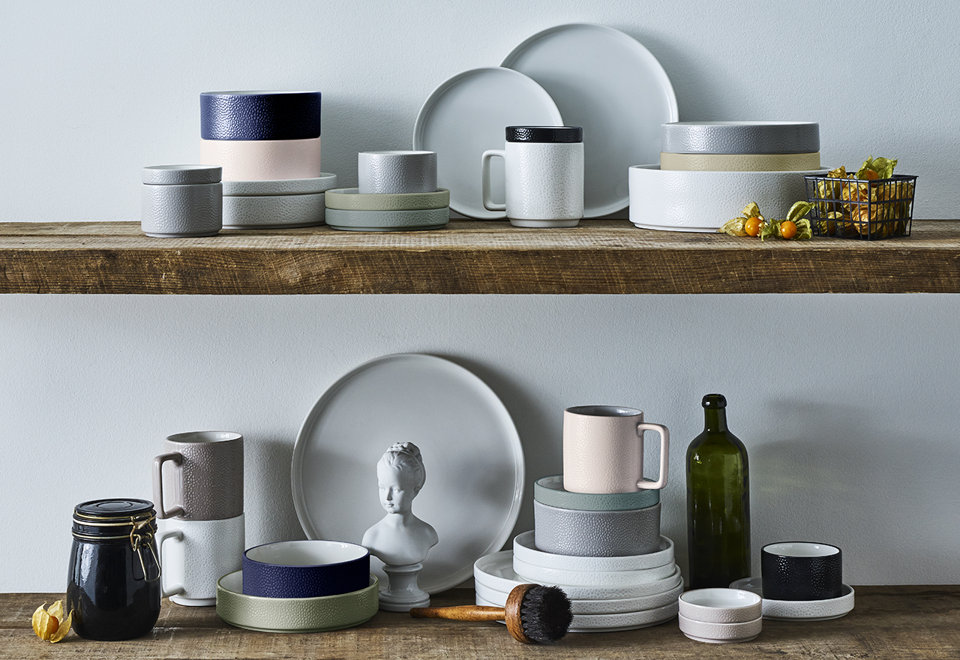 Stackable and stylish; available in 9 colors