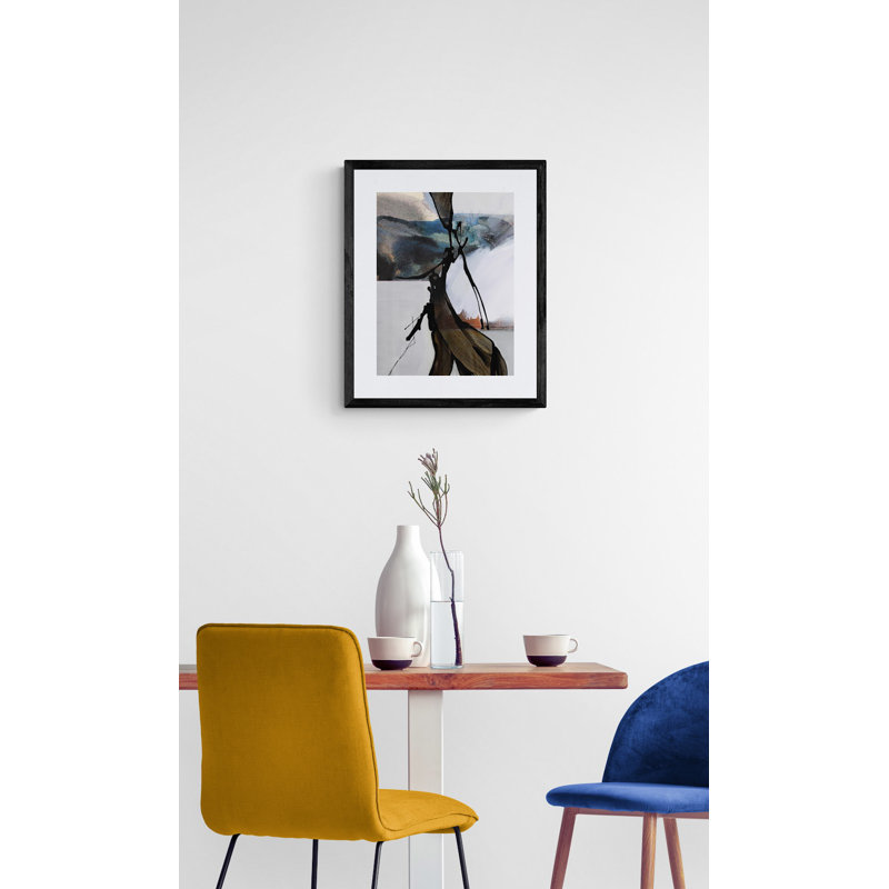 Special Relativity Print by Novi Lim, Black Framed Paper, 21.25" H x 17.25" W