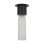 Kelly Wearstler Volver 1-light Small Ceiling Flush Mount in Bronze with Clear Etched Glass shade