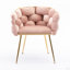 Ensemble de 2 fauteuils de luxe à la fois simple et moderne en velours pour la détente