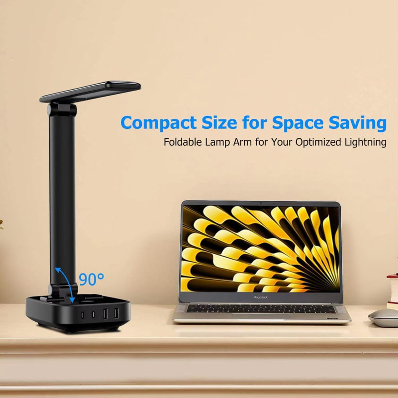 Lampe de bureau USB en métal Yessenia