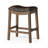 Maven Lane Adrien Backless Saddle Stool with Faux Leather Upholstery-1195706294-1195706288