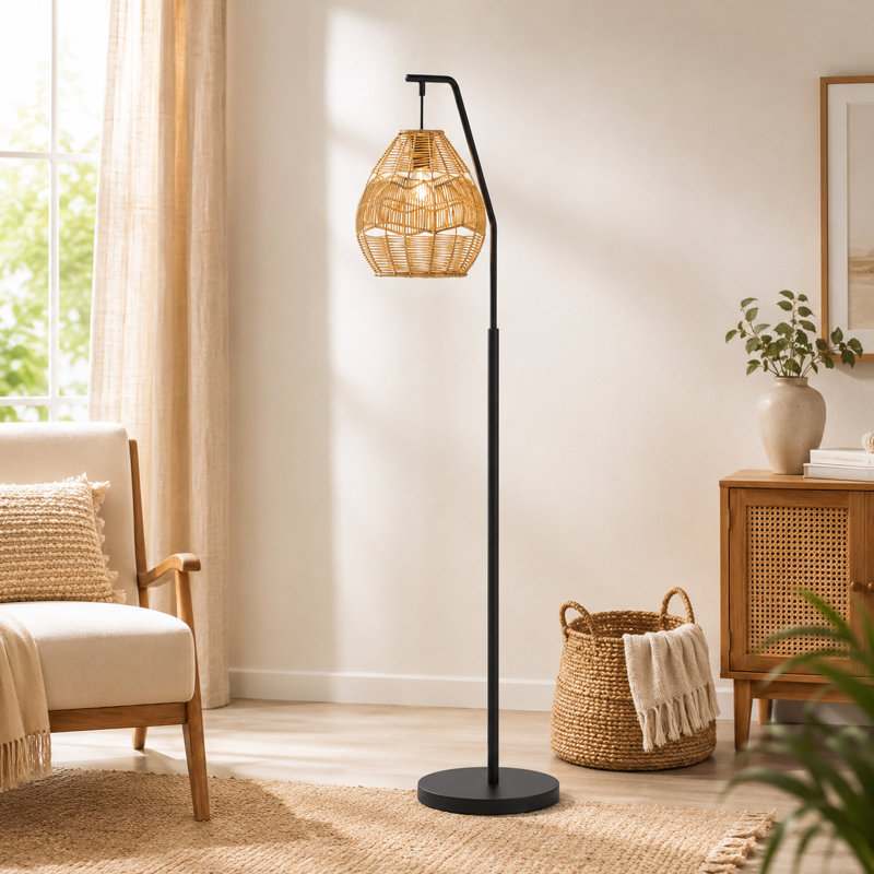 Maryjane 65'' Matte Arched Floor Lamp