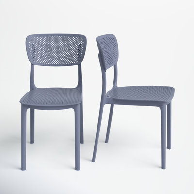 Farrah Stacking Patio Dining Side Chair by AllModern