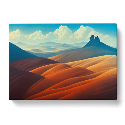 Unique Mountain Landscape - Wrapped Canvas