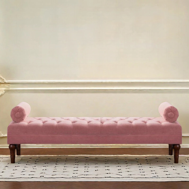 Lyn, 21.65" H x 78.74" W x 19.69" D, Rose
