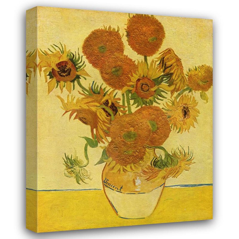 Tournesols sur or, 1888 MCG-LF4, H 24 po x l 19 po