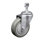 4 Inch SS Gray Polyurethane Wheel Swivel ½ Inch Threaded Stem Caster SCC