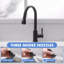 Robinet de cuisine sans contact en acier inoxydable, robinet de cuisine intelligent automatique mains libres-124456842