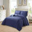 Polyester Floral Bedspread with Pillow Shams-26015120-26015145