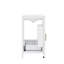 Ensemble de meuble-lavabo tendance 20,3 pouces avec tiroir pratique et support de porte-52644789