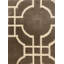 Olympic Geometric Area Rug in Taupe/Cream