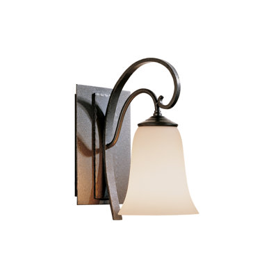 Scroll Sconce - Opal Glass