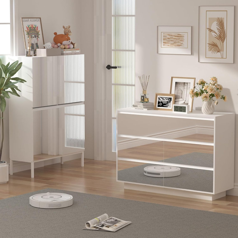 100 cm W Solid Wood Sideboard