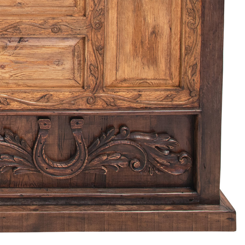 Bar domestique en bois massif Kahtai