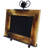 Tableau noir de table horizontal en bois