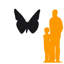 Statue insecte papillon surdimensionné-109972650