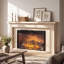 Rosalind Wheeler 68.7 " W Recessed Wall Mounted Electric Fireplace with BTU 5118
