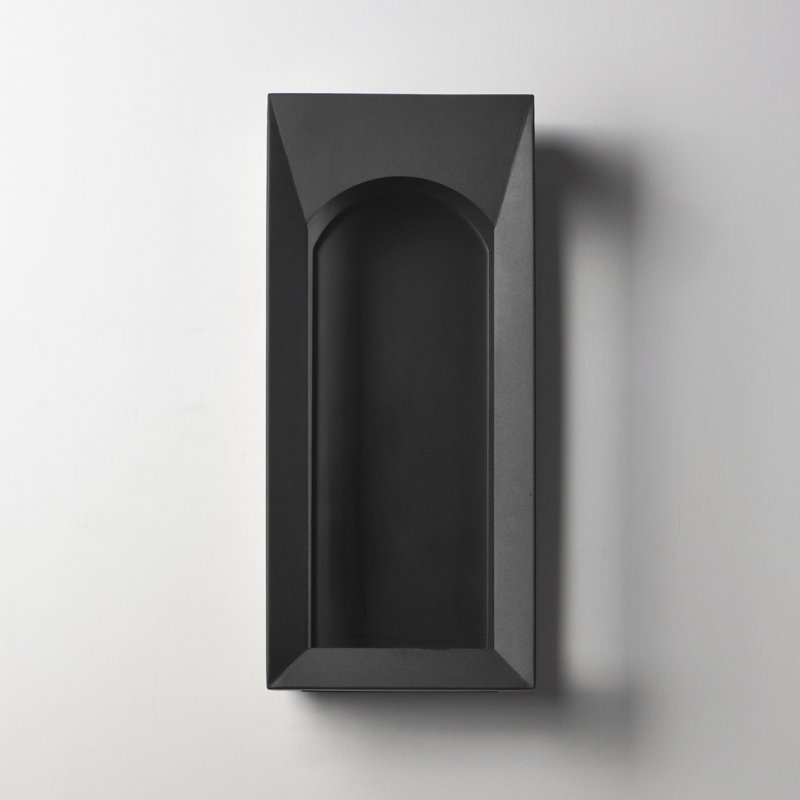 Brasilia-Outdoor Wall Mount, 18" H x 8" W x 5.5" D