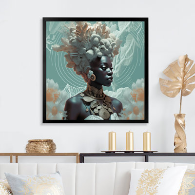 Orisha Osunmare, gracieuse déesse africaine sur toile