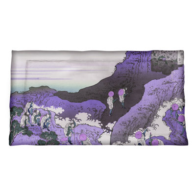 Taie décorative de coussin d’escalade Mont Fuji