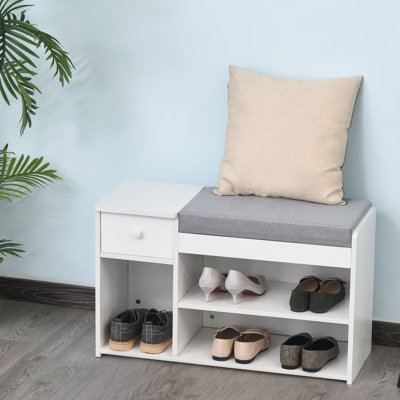 Banc de rangement rembourré 100% polyester