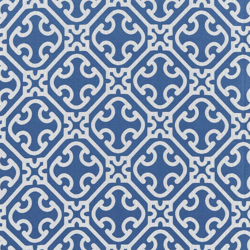 Chinois Chic Ailin Lattice Weave Fabric, Porcelain