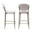 Tabouret de bar YIQiumI l 15,74 po x P 15,35 po x H 41,34 po