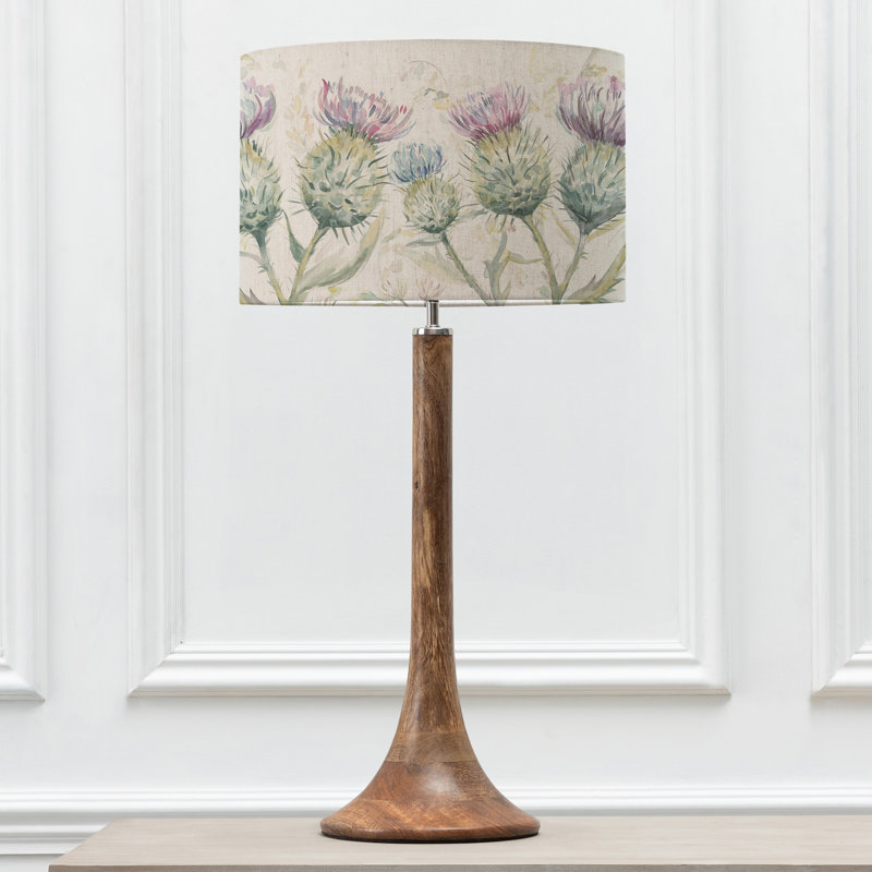 Thistle Glen Solid Wood Table Lamp
