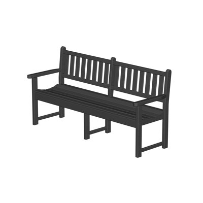 Traditional Garden Storage Bench