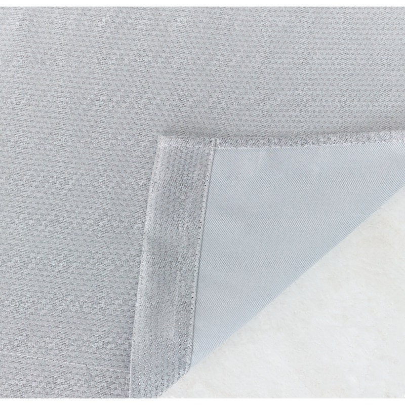 Paire de rideaux isolants avec œillets Mistretta, L 38 po x L 96 po, Argent