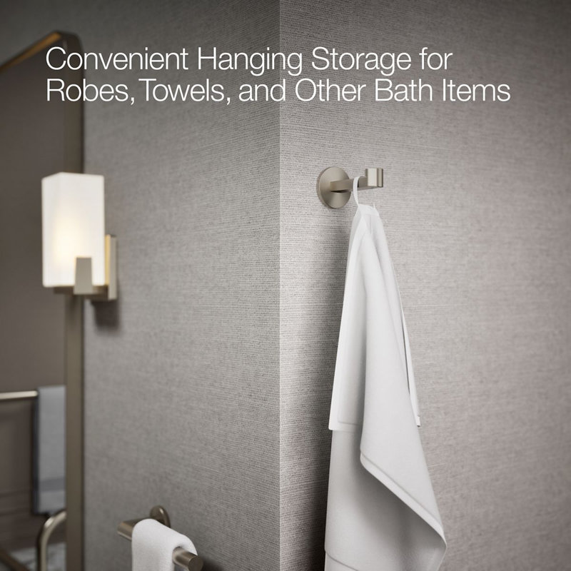 Components™ Robe Hook, Vibrant Brushed Nickel