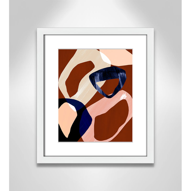 Loop I Print par Violets Print House, Blanc satiné, Imprimé mat, L 13 po x H 15 po