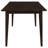 Classic 5PCS Rectangular Dining Set, Wooden Dining Table With 4 High Back Upholstered Dining Chairs