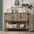 Alcimon Sideboard,Console Table with 2 Drawers and Cabinets,Buffet Server Cabinet-1666644634