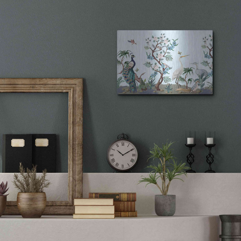 «Florida Bird Garden Crop» par Luxe, H 12 po x l 16 po