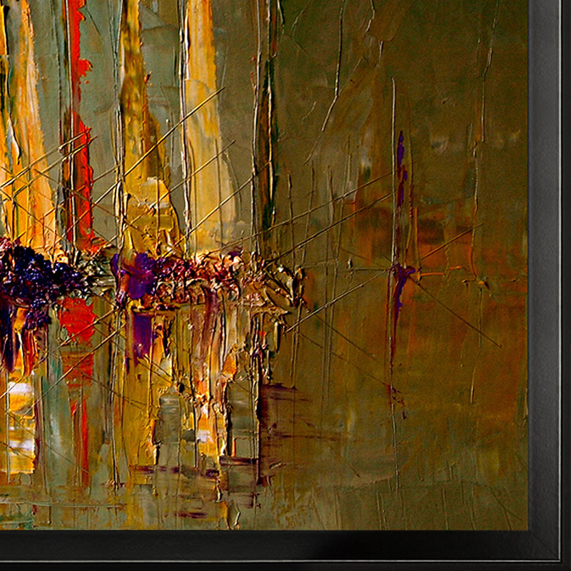 « boats » par justyna kopania-reproduction d’art sur toile encadrée, Cadre angulaire studio