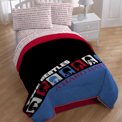 Beatles Hard Days Night couette réversible