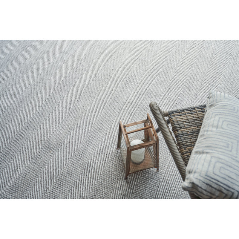 Bintan Chevron Area Rug, Rectangle 5' x 8'