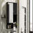 29'' X 28'' Modern Wall Mounted Bathroom Medicine Cabinet, Bathroom Wall Storage Cabinet With Mirror, Over The Toilet Space Saver Cabinet With Towels Bar-1821789733