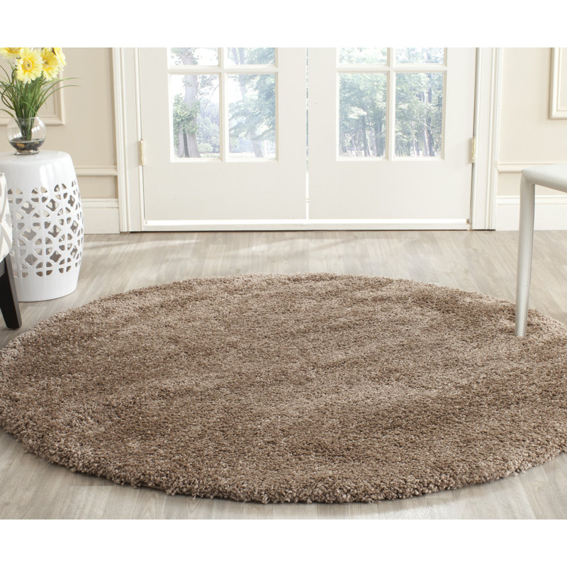 Tapis Assar, Rond 11 pi, Dark Beige
