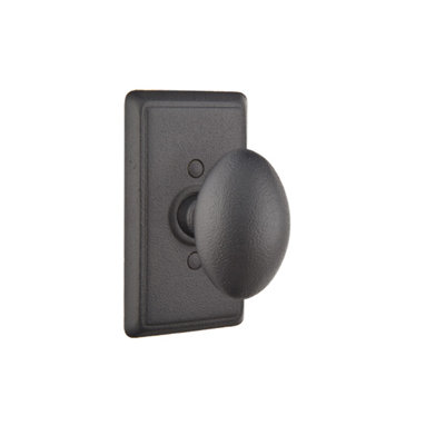 Savannah Oval Knob with Rectangle Rosette