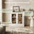 Modular Storage Display Cabinet with Doors  (Set of 1), White-1280478699